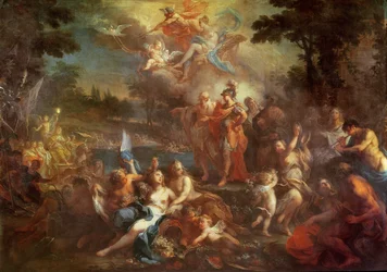 Die Vision des Aeneas in den elysischen Gefilden, um 1735-40